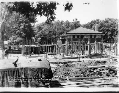 Wilmette Public Library construction No. 8