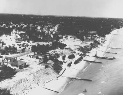 Aerial view of No Man's Land, 1928