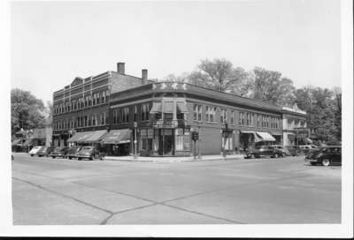 Northeast corner Wilmette and Central Avenues, June 1948