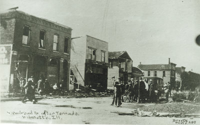 View of Wilmette after the Palm Sunday Tornado on March 28, 1920, No.1