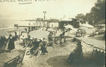 Beach at Wilmette about 1918