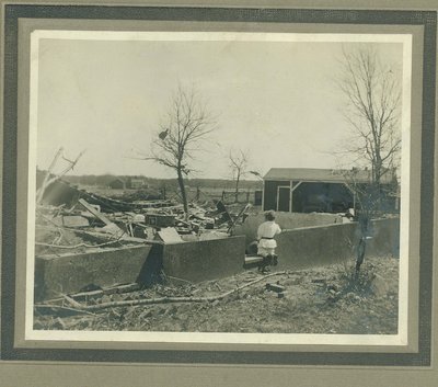 View of Wilmette after the Palm Sunday Tornado on March 28, 1920, No.9