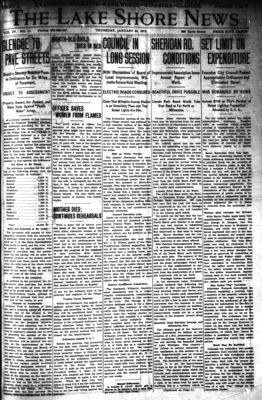 Lake Shore News (Wilmette, Illinois), 23 Jan 1913