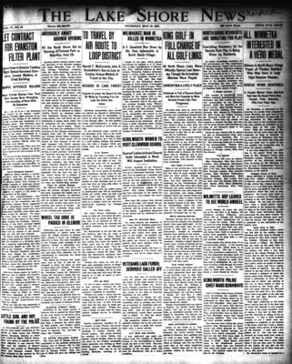 Lake Shore News (Wilmette, Illinois), 15 May 1913