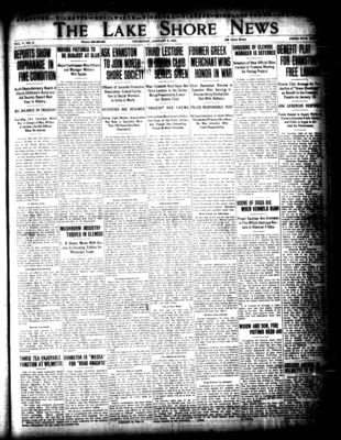 Lake Shore News (Wilmette, Illinois), 8 Jan 1914