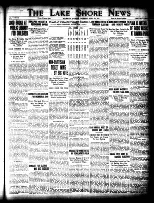 Lake Shore News (Wilmette, Illinois), 23 Apr 1914