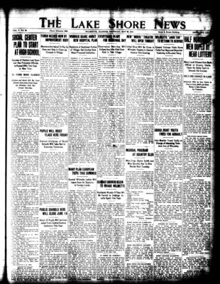 Lake Shore News (Wilmette, Illinois), 28 May 1914