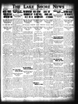 Lake Shore News (Wilmette, Illinois), 16 Jul 1914