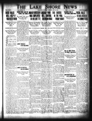 Lake Shore News (Wilmette, Illinois), 23 Jul 1914