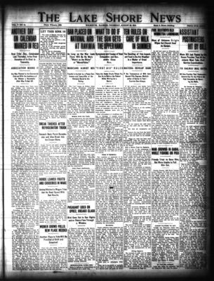 Lake Shore News (Wilmette, Illinois), 20 Aug 1914