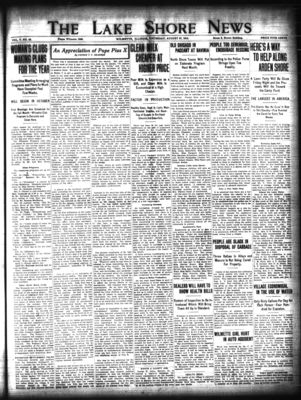 Lake Shore News (Wilmette, Illinois), 27 Aug 1914