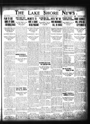 Lake Shore News (Wilmette, Illinois), 3 Sep 1914