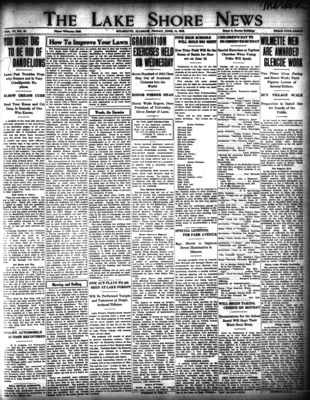 Lake Shore News (Wilmette, Illinois), 11 Jun 1915