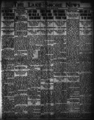 Lake Shore News (Wilmette, Illinois), 13 Aug 1915