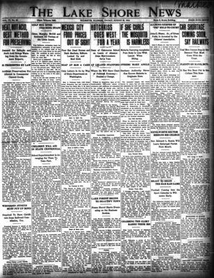 Lake Shore News (Wilmette, Illinois), 27 Aug 1915