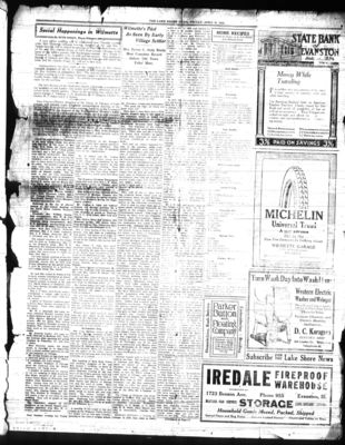 Lake Shore News (Wilmette, Illinois), 21 Apr 1916