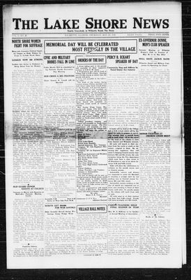 Lake Shore News (Wilmette, Illinois), 23 May 1918