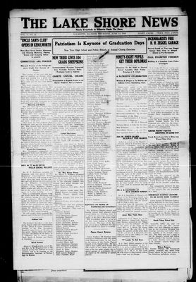 Lake Shore News (Wilmette, Illinois), 13 Jun 1918