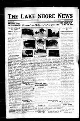 Lake Shore News (Wilmette, Illinois), 20 Jun 1918