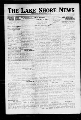 Lake Shore News (Wilmette, Illinois), 18 Jul 1918