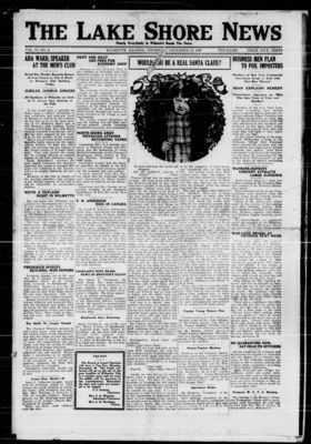 Lake Shore News (Wilmette, Illinois), 12 Dec 1918