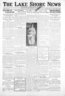 Lake Shore News (Wilmette, Illinois), 18 Sep 1919