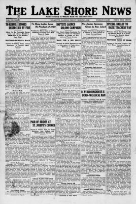 Lake Shore News (Wilmette, Illinois), 5 Mar 1920