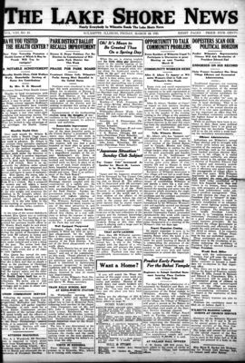 Lake Shore News (Wilmette, Illinois), 18 Mar 1921