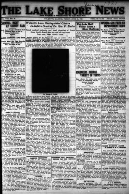 Lake Shore News (Wilmette, Illinois), 24 Jun 1921