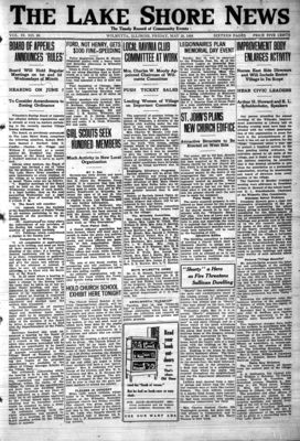 Lake Shore News (Wilmette, Illinois), 19 May 1922