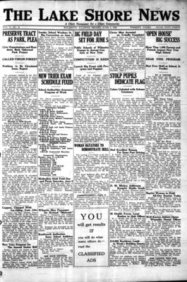 Lake Shore News (Wilmette, Illinois), 1 Jun 1923