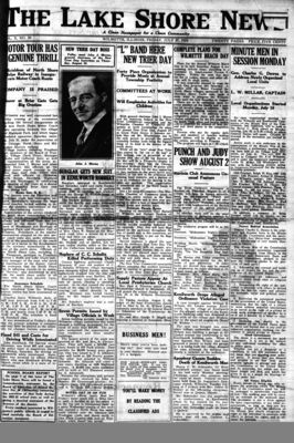 Lake Shore News (Wilmette, Illinois), 27 Jul 1923