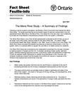 The Moira River study : a summary of findings [2001]