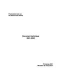 Financement axé sur les besoins des élèves : document technique, 2001-2002