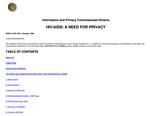 HIV/AIDS : a need for privacy [1990]