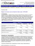 Rapport sur la lutte contre la fraude de l'aide sociale, 1999-2000