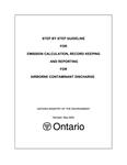 Step by step guideline for emission calculation, record keeping and reporting for airborne contaminant discharge [2004]
