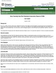 Nova Township Clay Plain Peatlands Conservation Reserve (C1566) : fact sheet [2003]