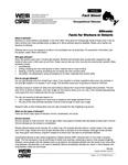Silicosis : facts for workers in Ontario : fact sheet [2003]