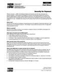 Security for payment : fact sheet [2003]