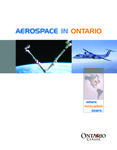 Aerospace in Ontario : where innovation soars [2004]