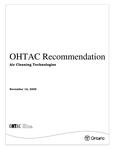 OHTAC recommendation : air cleaning technologies [2005]