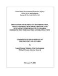 Prevention of significant deterioration, nonattainment new source review, and new source performance standards : emissions test for electric generating units : comments filed on behalf of the Province of Ontario /by Laurel Broten, Minister of the Environment ; Michael Bryant, Attorney General [2006]