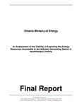 An assessment of the viability of exploiting bio-energy resources accessible to the Atikokan Generating Station in northwestern Ontario : final report /Forest BioProducts Inc [2006]