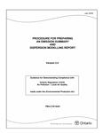 Procedure for preparing an emission summary and dispersion modelling report : guidance for demonstrating compliance with Ontario Regulation 419/05, Air Pollution - Local Air Quality made under the Environmental Protection Act [2005]