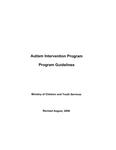 Autism intervention program : program guidelines [2006]