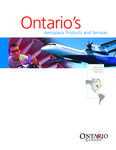 Ontario's aerospace products and services : exporting innovation that soars [2007]