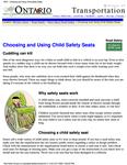 Choosing and using child safety seats [2000]