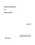 Ontario air standards for ethylene oxide [2007]