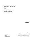 Ontario air standards for methyl chloride [2007]